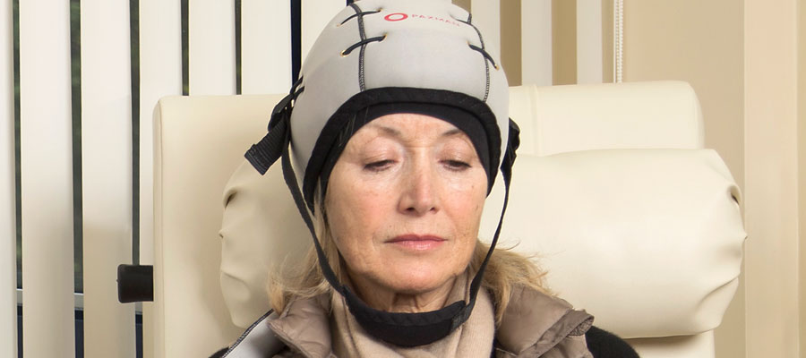 Scalp cooling system at Summmit Cancer Centers